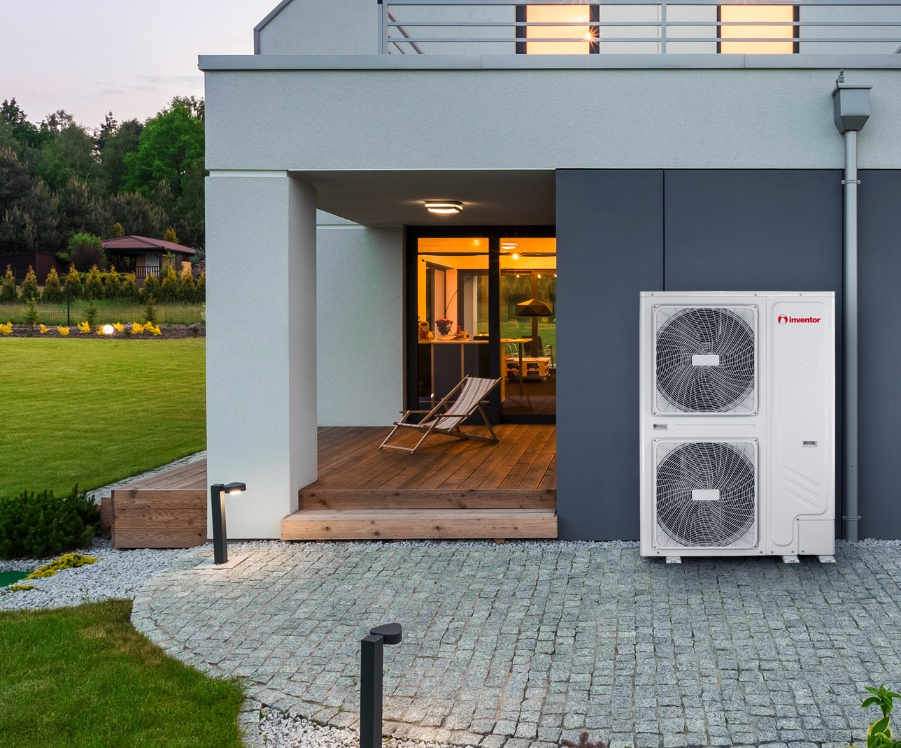 Air to Water Heat Pumps only at Panthermiki.