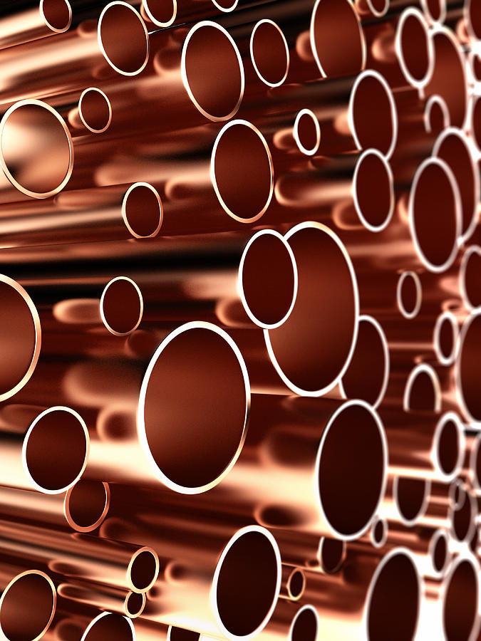 Copper Pipes only at Panthermiki.
