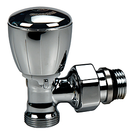  T431C Micrometric angled valve for toweldryer, with thermostatic option  only at Panthermiki.