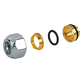 T178C Copper pipe adaptor for toweldryer, polish chrome plated  only at Panthermiki.