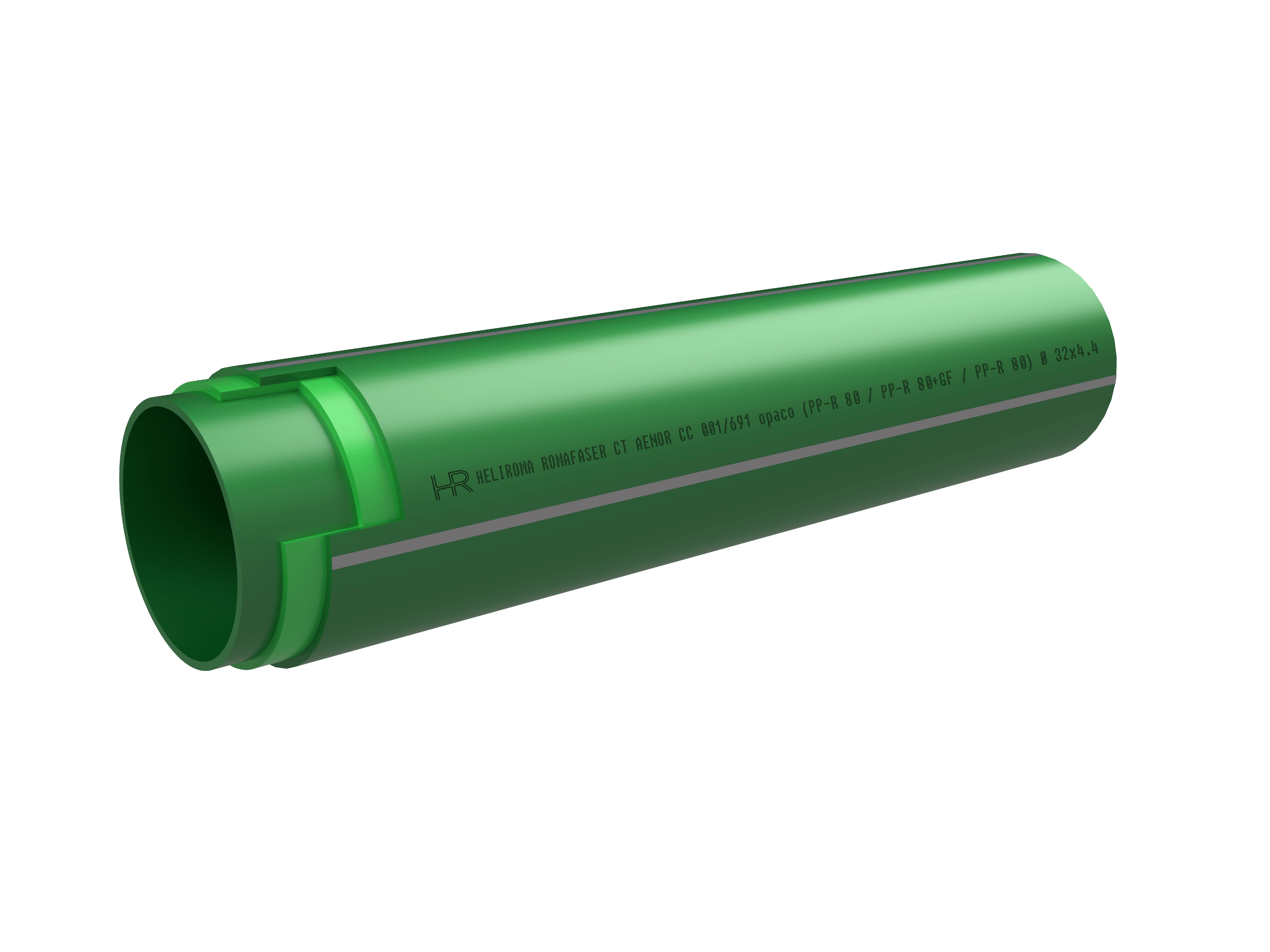 Heliroma  with Fiberglass  PP-R 100 only at Panthermiki.